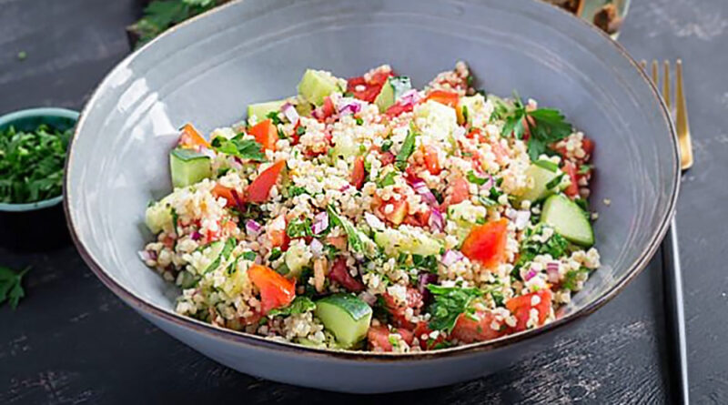 Salad-Tomato-Parsley-Rice-Cucumber