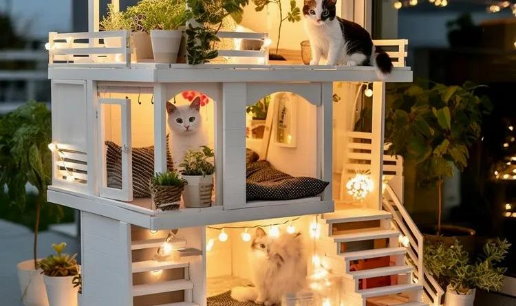 Perfect-Cat-House-Idea-куќа-за-мачки-куќичка-мачиња