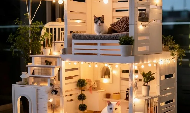 Perfect-Cat-House-Idea-куќа-за-мачки-куќичка-мачиња