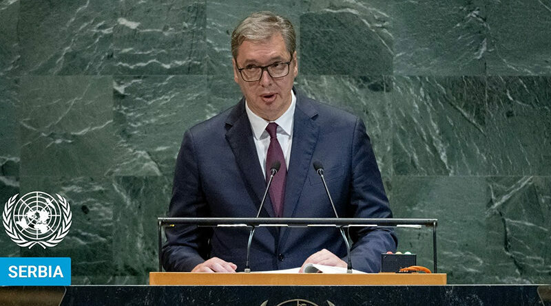 Александар Вучиќ претседател на Србија во Обединети Нации Септември 2025