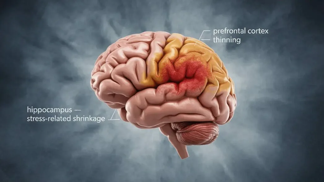 Chronic stress brain hippocampus prefrontal cortex 92735