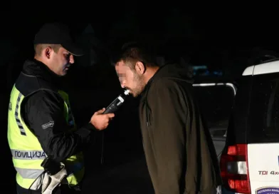 Седум возачи приведени: Под дејство на алкохол и со брзина поголема од дозволената мвр