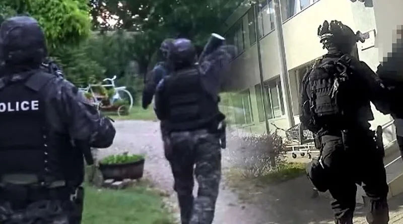 Голема акција во Скопје: Уапсени 12 осомничени МВР СВР Скопје Скопско лишени од слобода 12 лица поради злосторничко здружување 10 12