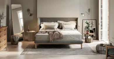 Огледала на погрешно место во домот носат лоша среќа огледало во спална соба уредување ентериер сива бела боја дом и дизајн