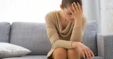 Убава девојка под стрес притисок