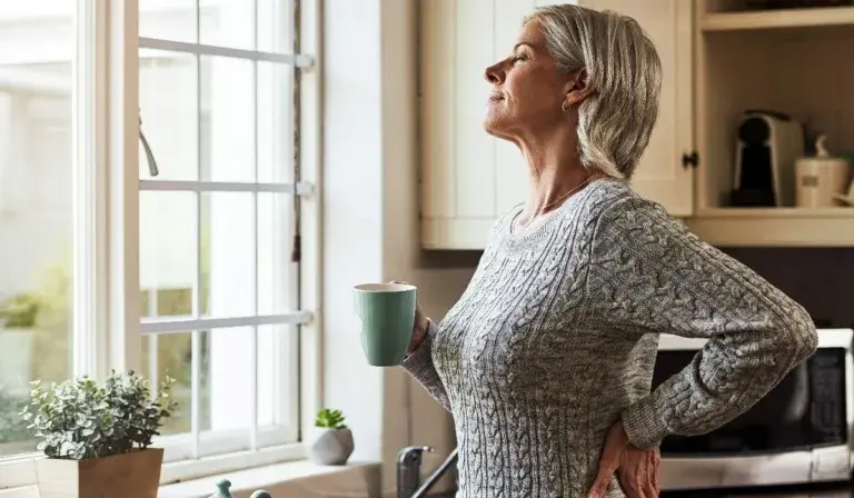 жена наутро пие чај за здрави бубрези